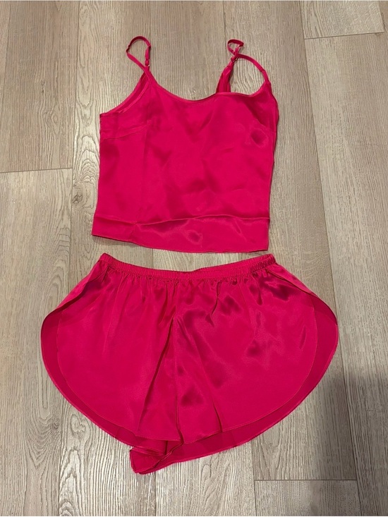 silkysilk Other - 100% Silk Hot Pink Women's Cami & Shorts Sleep Set